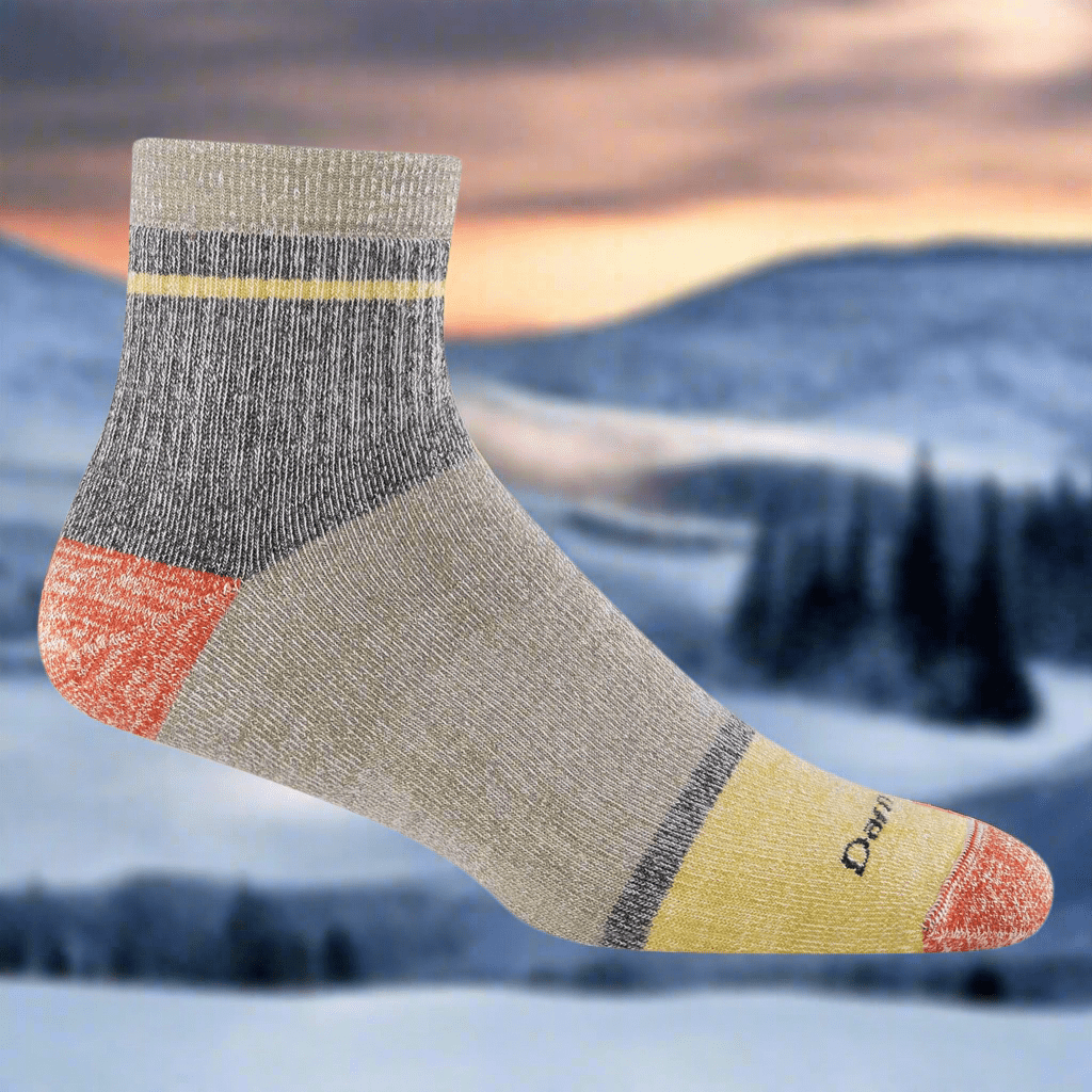 Darn Tough Merino Wool Crew Socks For Men Breathable Moisture Wicking Rye XL