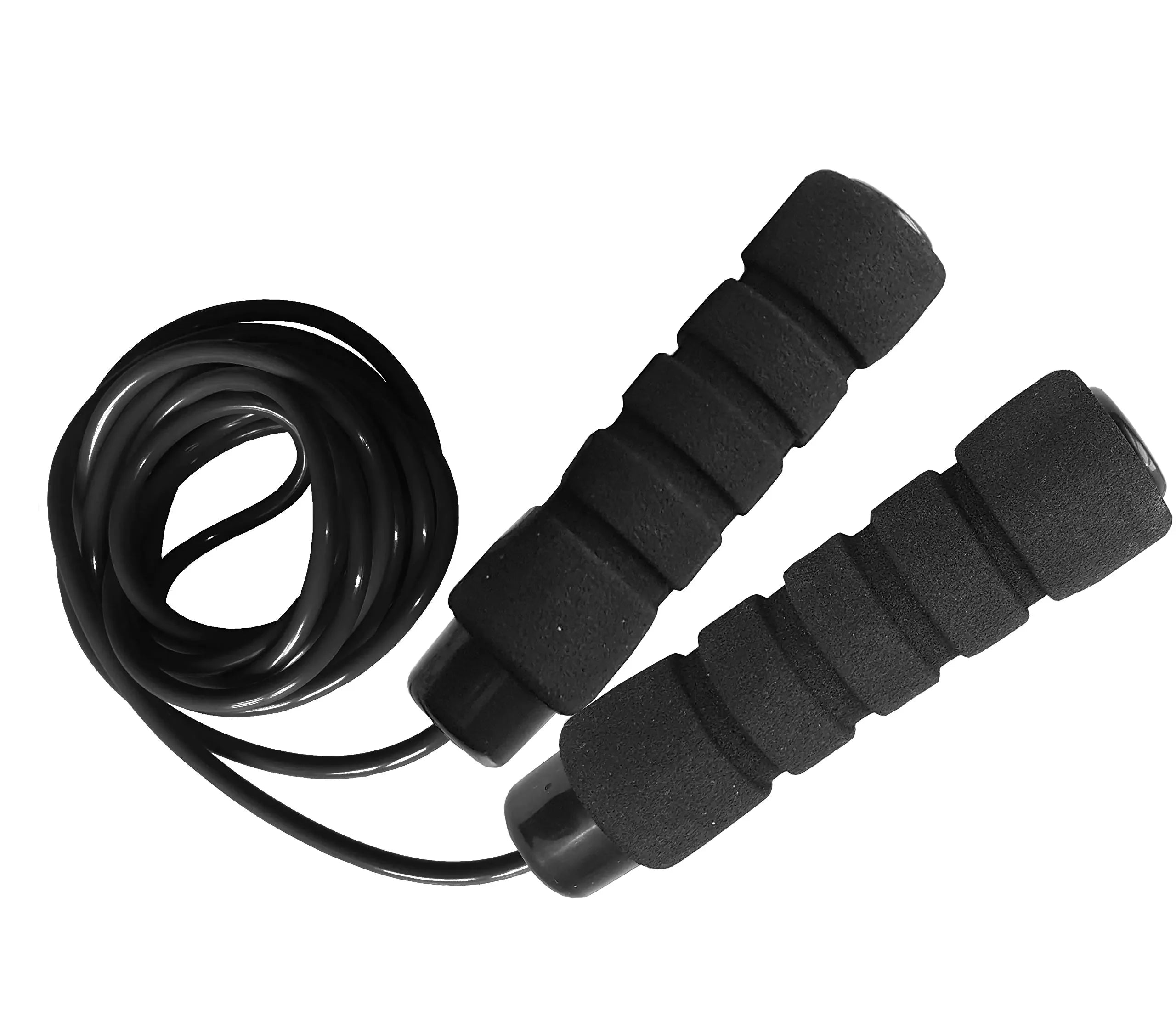 Limm Adjustable 10 ft Jump Ropes for Fitness - Skipping Rope for Exercise with Comfortable Foam Handles - No Tangle Long PVC Jump Rope for Muay Thai Boxers & Exercises.