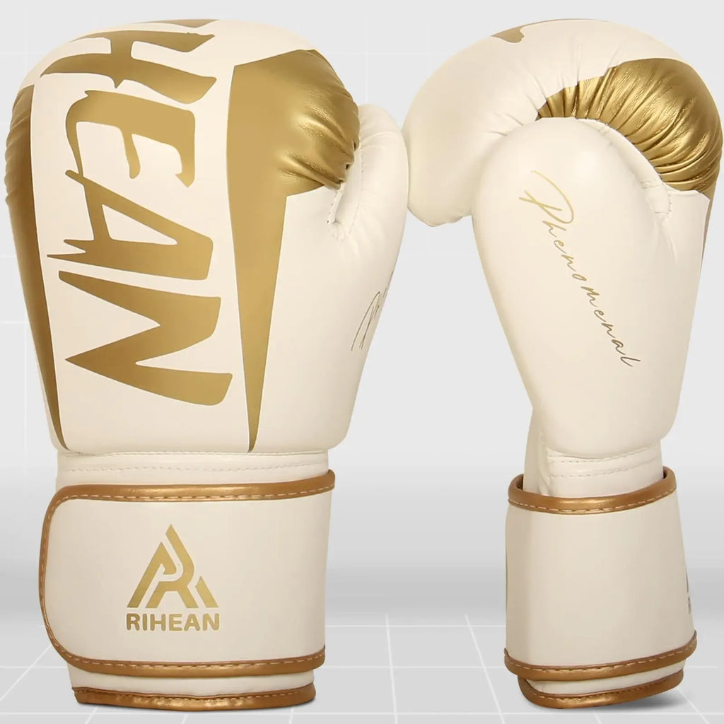 Boxing Training Gloves for Men Women Kids | Premium Quality Lightweight Shock Absorbent Boxing Gloves for Boxing MMA Muay Thai Kickboxing | Speed Series 12oz White.