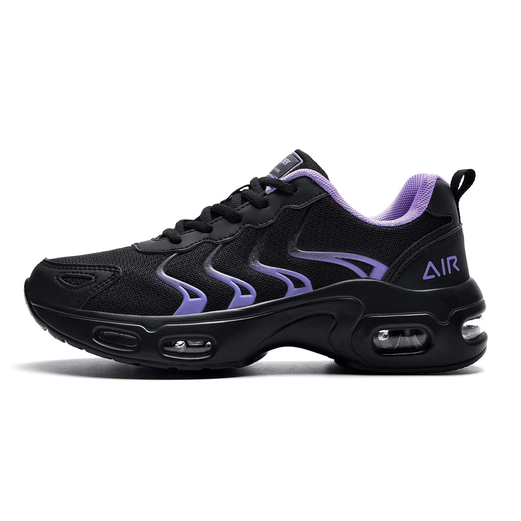 JARLIF Womens Air Tennis Running Shoes Fashion Sneakers Athletic Sports Walking Gym Work Shoes Size US 8Blackpurple.