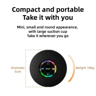 Suction Bluetooth Speaker.